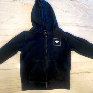 Vans zip up hoodie size 6